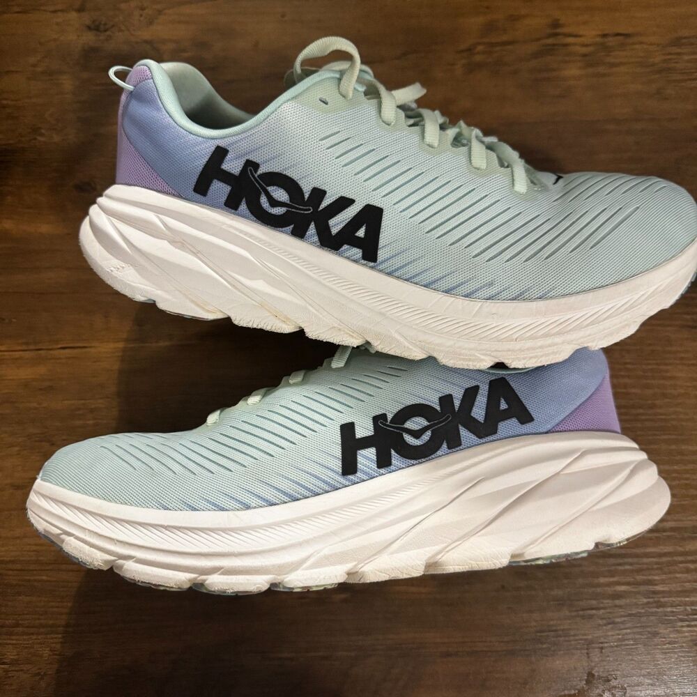 Hoka One One Rincon 3 Athletic Women's Shoes Size 8.5D Sunlit Ocean Running - Picture 8 of 9